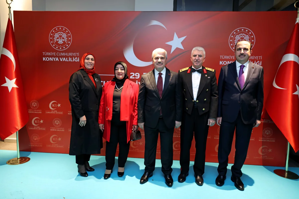 Konya’da 29 Ekim Cumhuriyet Bayramı Kabul Töreni