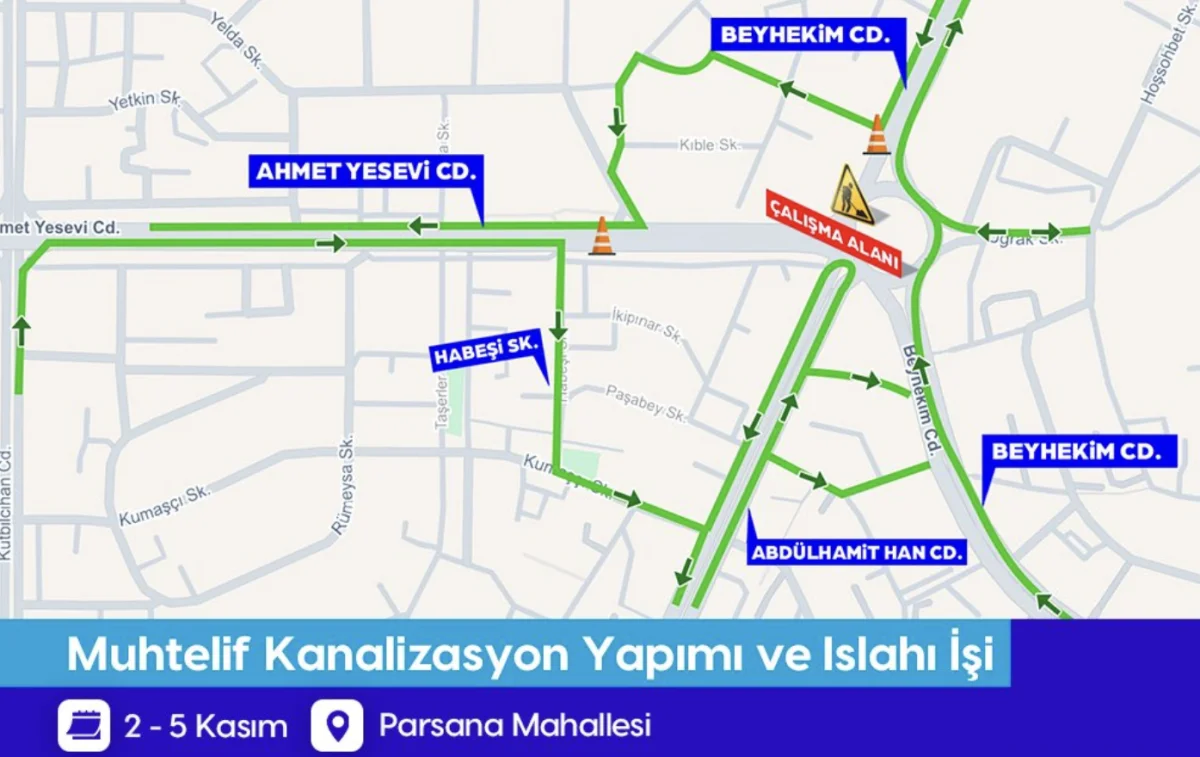 Parsana Mahallesi’nde Yol Kapatılacak!