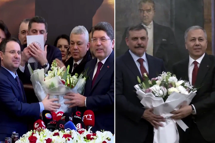 Bakanlıklarda Devir Teslim Yapıldı