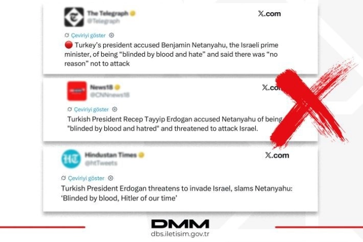 DMM’den Cumhurbaşkanı Erdoğan’a Atfedilen İddialara Açıklama