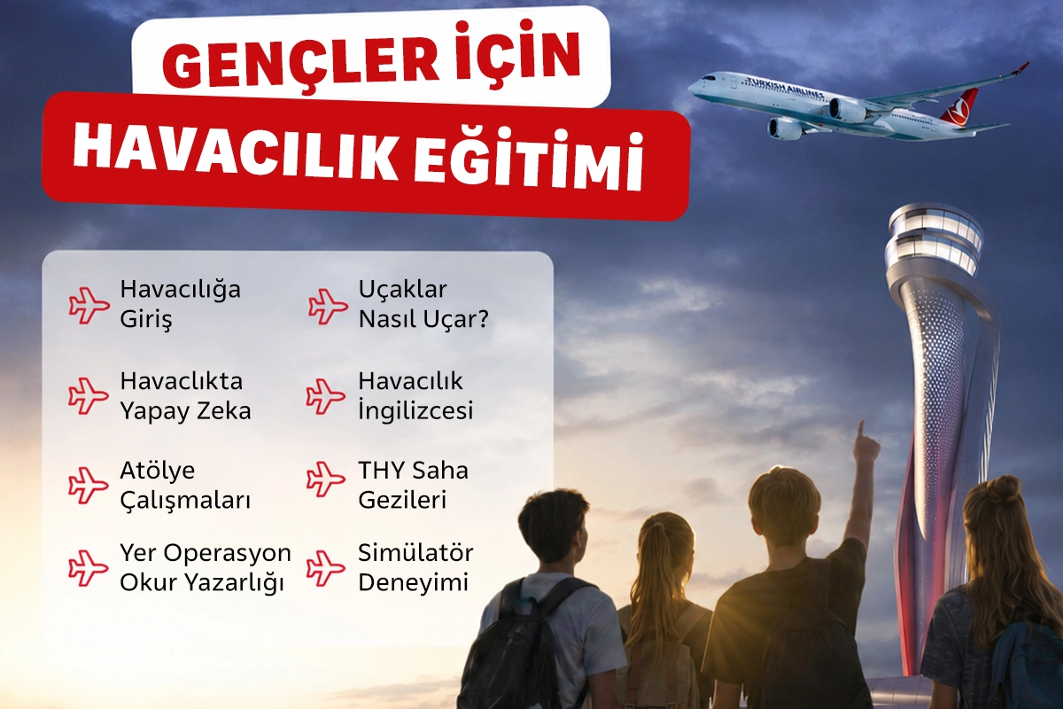 THY'den Gençlere 10 Günlük Havacılık Programı