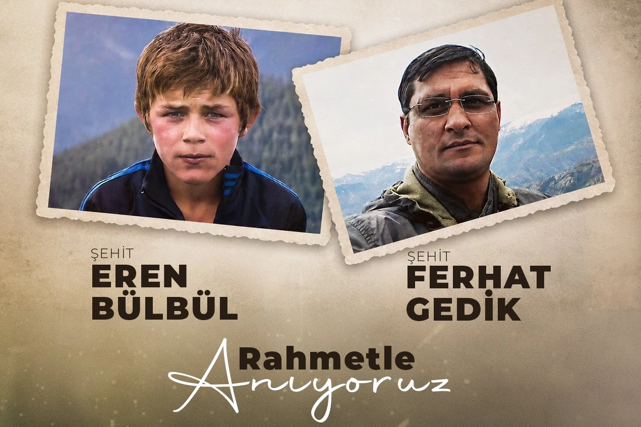 İçişleri Bakanlığı, Eren Bülbül ve Ferhat Gedik'i Şehadetlerinin 9. Yılında Unutmadı