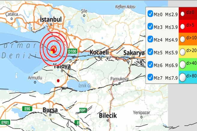 Adalar Açıklarında 2 Gündür 117 Deprem Oldu!