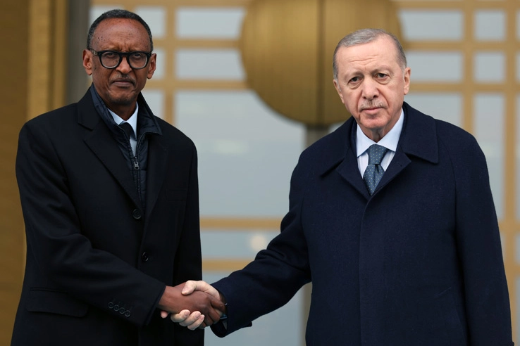 Cumhurbaşkanı Erdoğan İle Kagame Görüştü