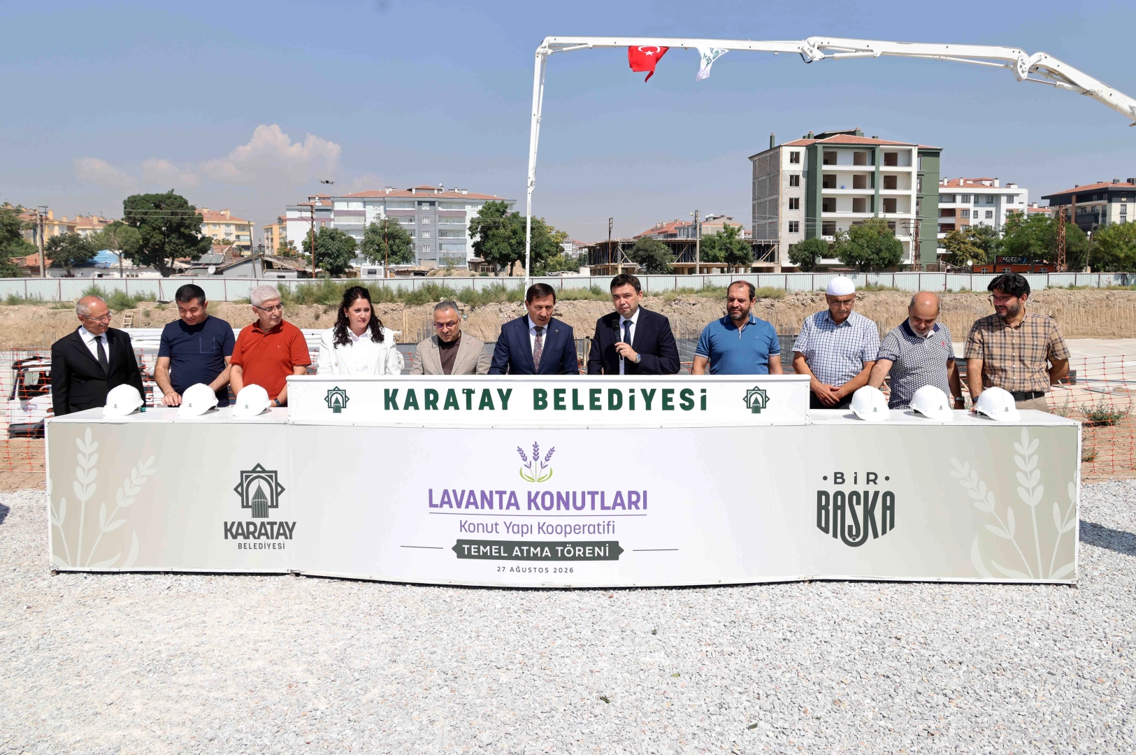 Karatay Lavanta Konutları’nda temeller atıldı