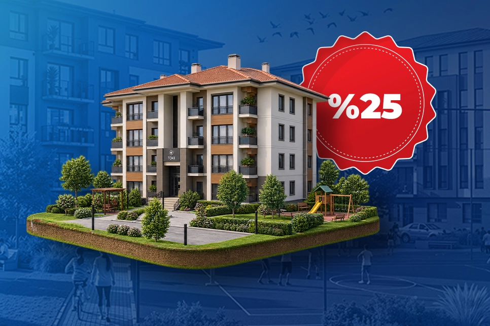 TOKİ’den Yüzde 25 İndirim Kampanyası Başlıyor