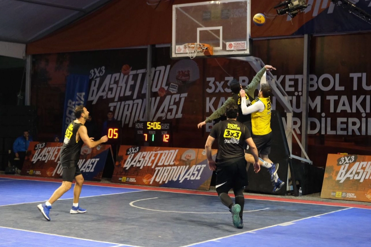Konya'da 3X3 Basketbol Heyecanı Başlıyor