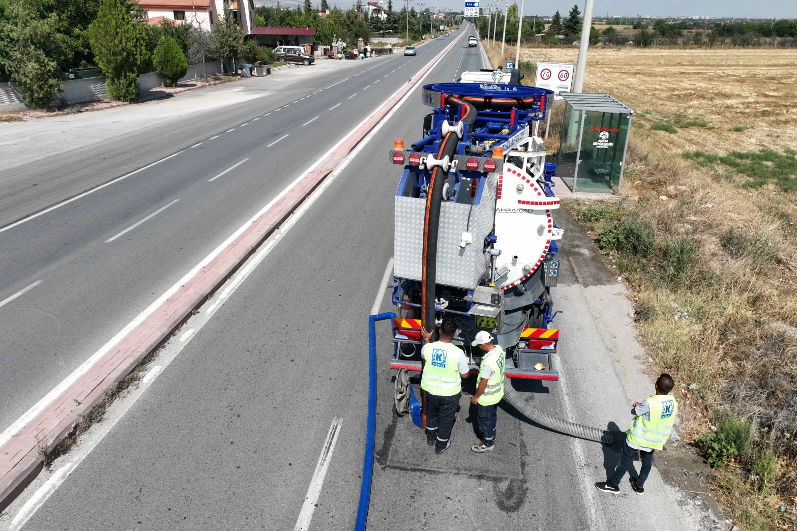 KOSKİ'den Hatıp Caddesi'nde Kanalizasyon Hattında Kapsamlı Bakım
