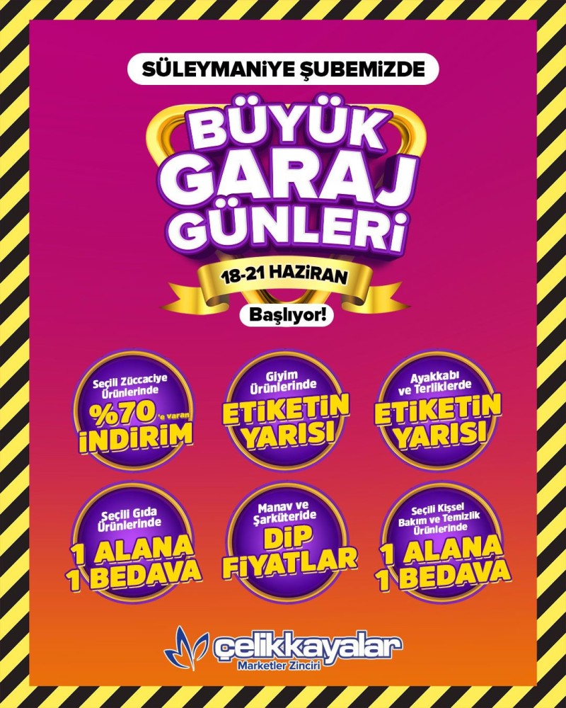 Çelikkayalar'dan Muhteşem İndirim