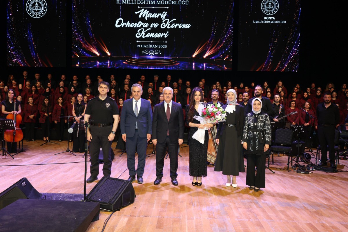 Konya’da Maarif Orkestrası ve Korosundan Muhteşem Konser