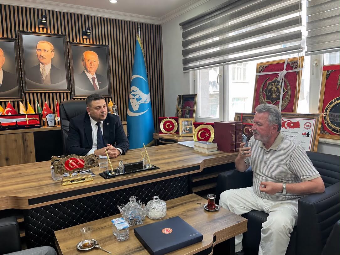 Şehit Ailelerinden Ülkü Ocakları Konya İl Başkanlığına Anlamlı Ziyaret