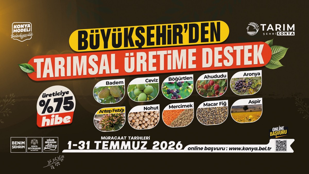 Büyükşehir'den Üreticiye Yüzde 75 Hibe Desteği