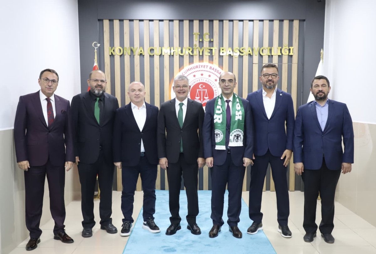 Konyaspor Yönetiminden Cumhuriyet Başsavcısı Mehmet Uzun’a Ziyaret