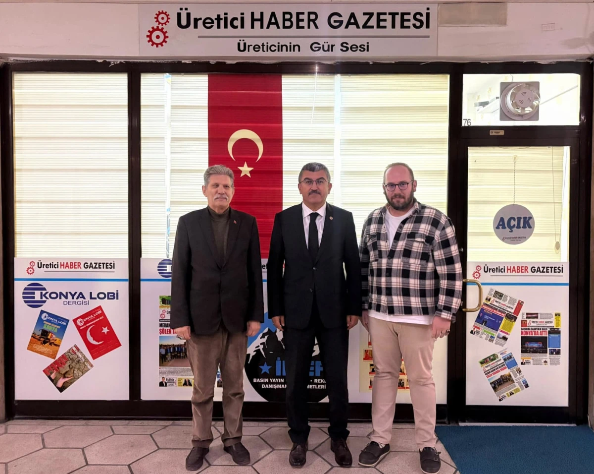 AK Parti Konya Milletvekili Hasan Ekici'den Üretici Haber Gazetesi’ne Ziyaret