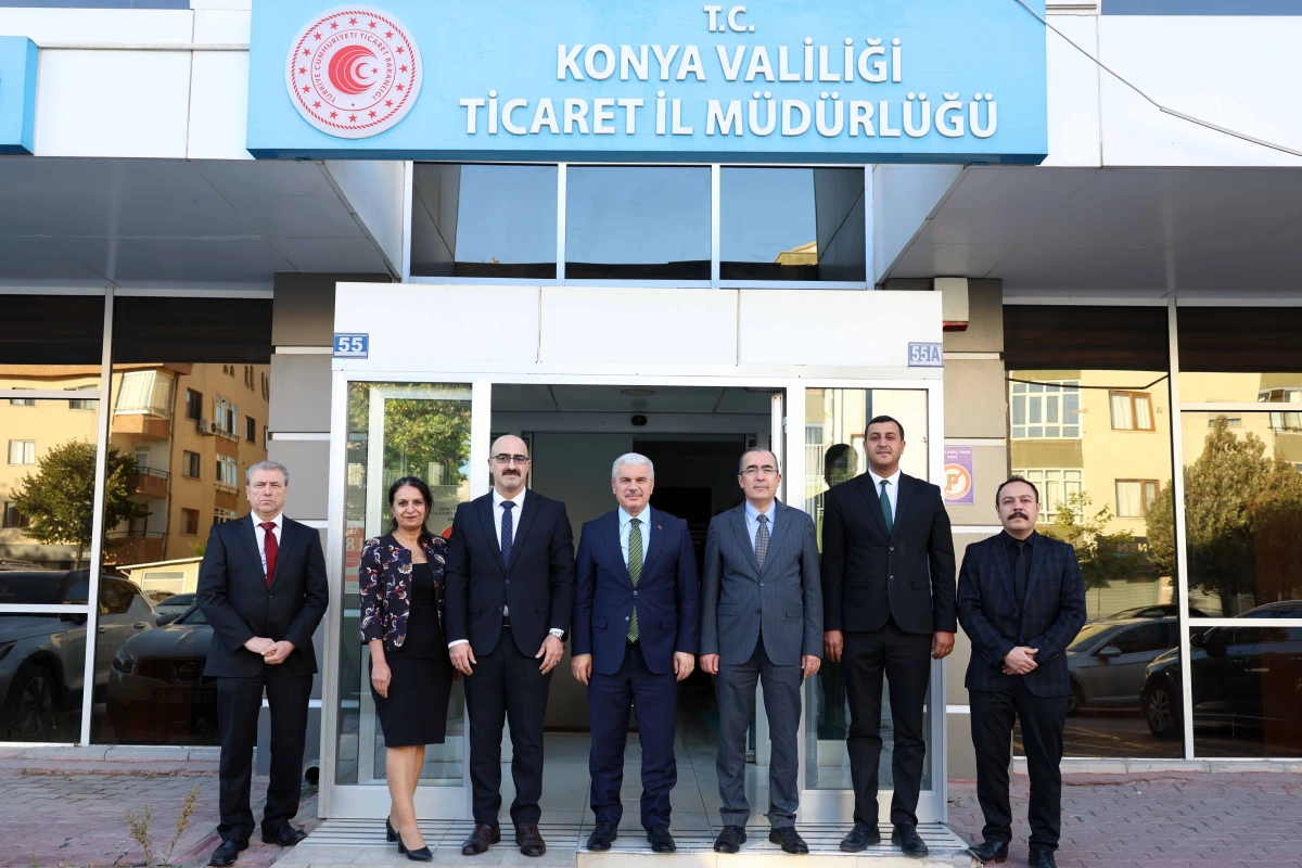 Konya Valisi İbrahim Akın’dan Ticaret İl Müdürlüğü’ne Ziyaret