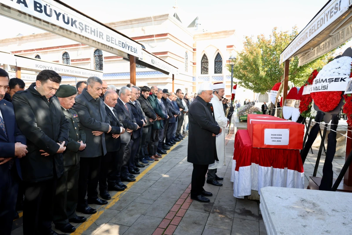 Merhum Kaymakam İhsan Kara Memleketi Konya’da Son Yolculuğuna Uğurlandı